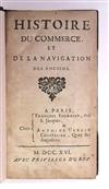 HUET, PIERRE-DANIEL. Histoire du Commerce, et de la Navigation des Anciens.  1716